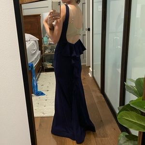 Navy prom dress